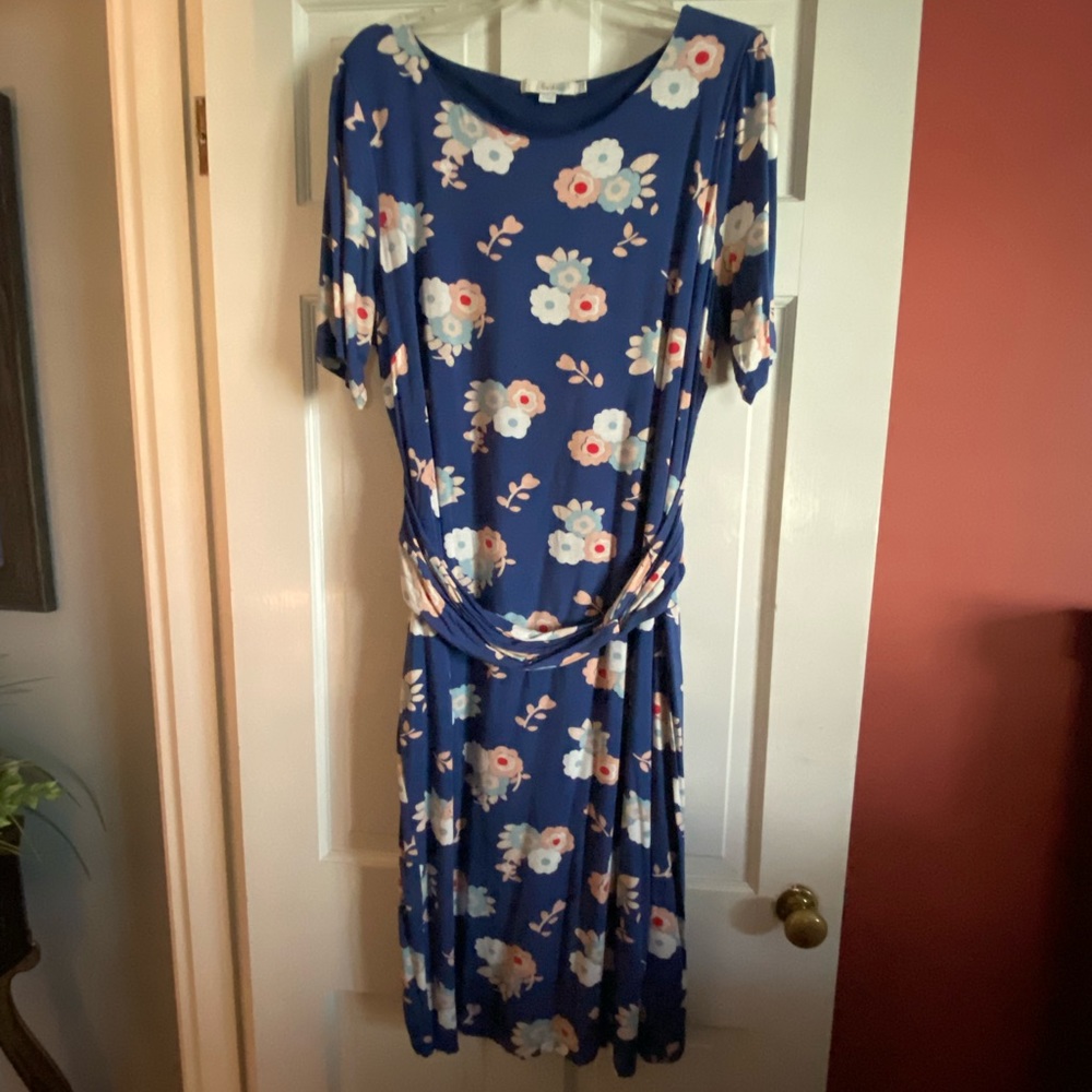Boden Floral Maxi Dress, Size 16L
